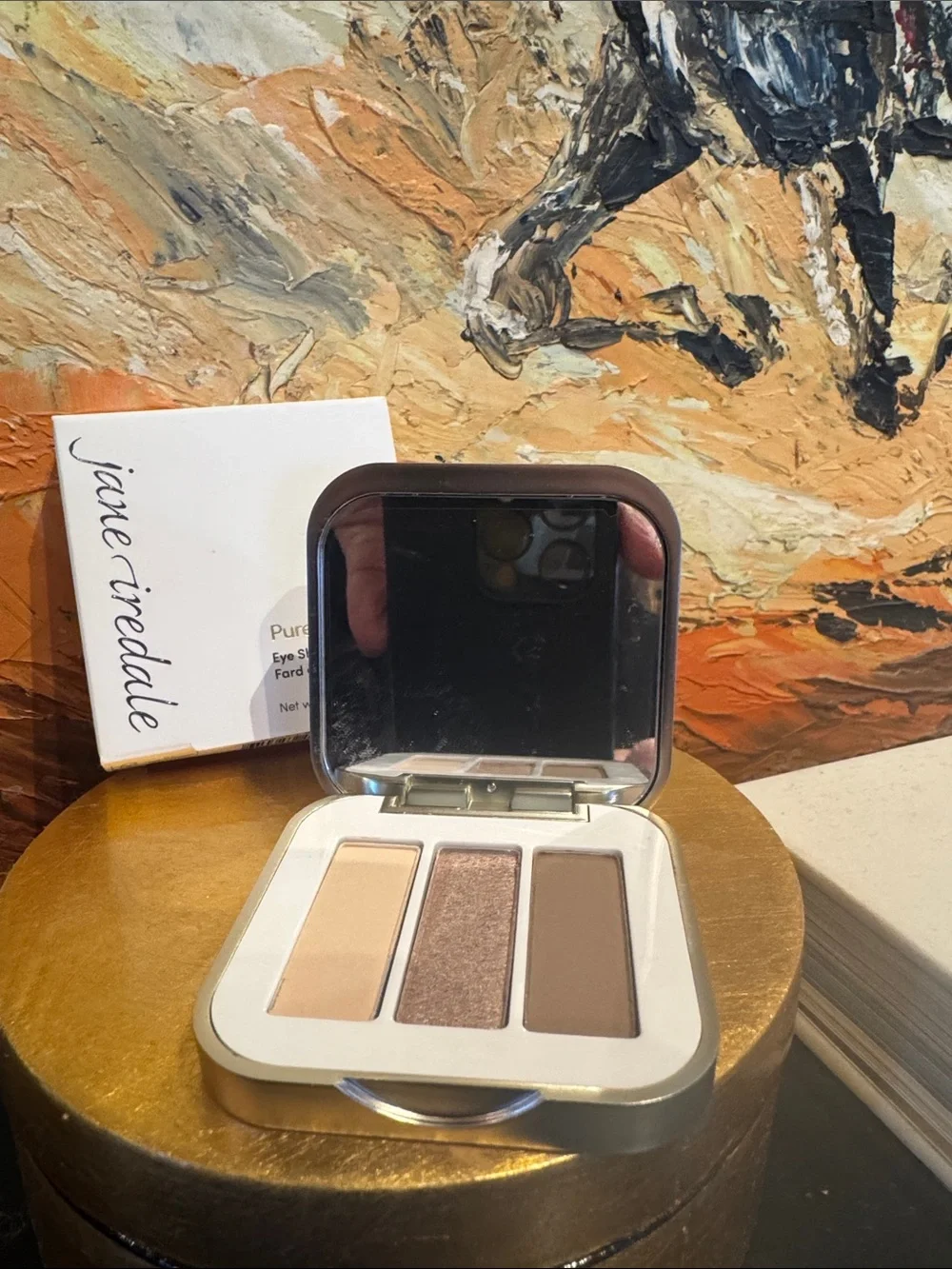 jane iredale PurePressed Eye Shadow Triple - Driftwood Trio NIB